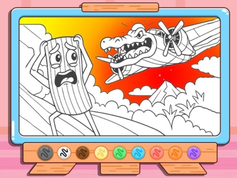 Oyunu Boyama Kitabı: Bombarino Crocodilo çevrimiçi