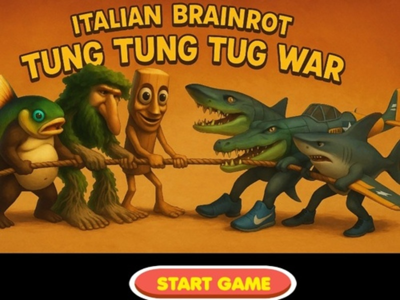Oyunu İtalyan Brainrot Tung Tung Tug Savaşı çevrimiçi