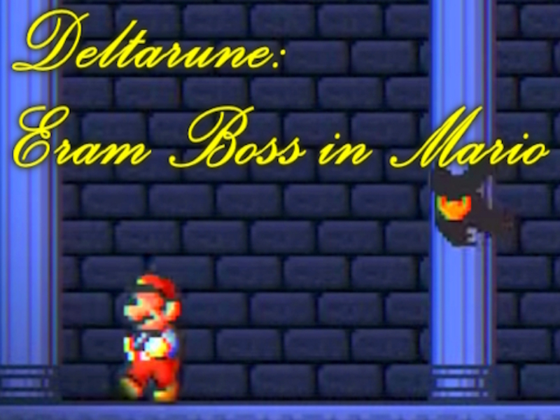 Oyunu Deltarune: Mario'da Eram Boss çevrimiçi