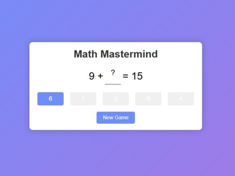 Oyunu Matematik beyni çevrimiçi