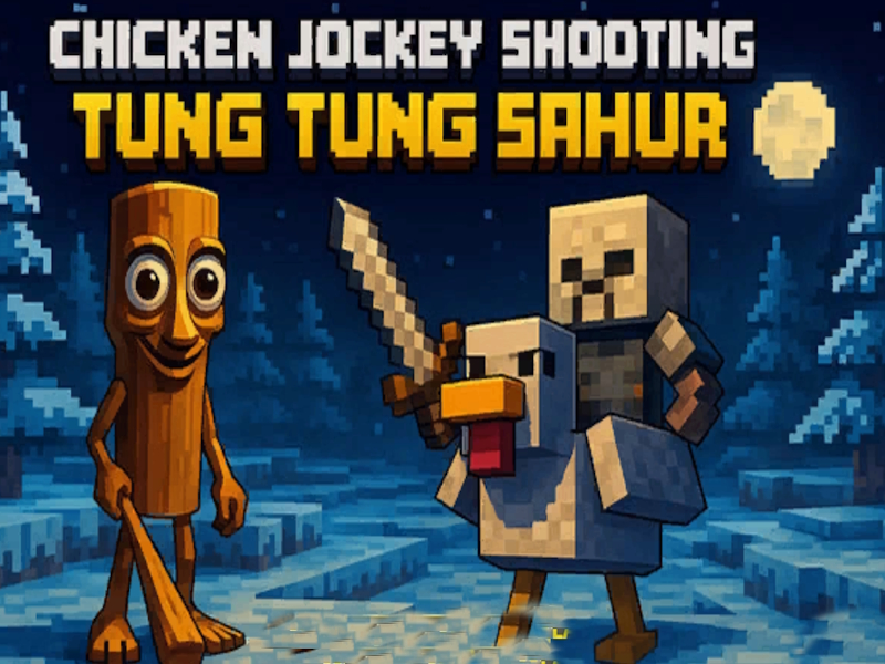 Oyunu Tavuk jokey atış Tung Tung Sahur çevrimiçi