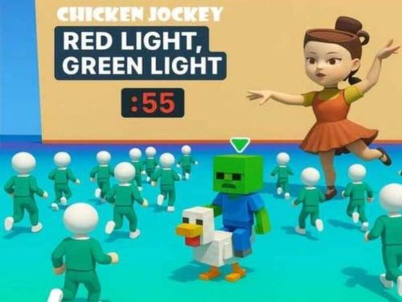 Oyunu Tavuk Jokey: Kırmızı Işık Yeşil Işık çevrimiçi