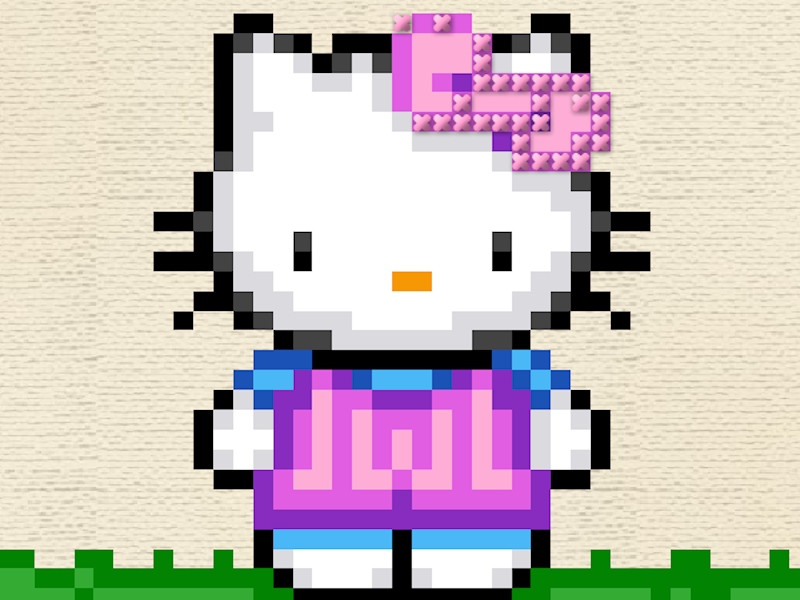 Oyunu Hello Kitty Cross Stitch çevrimiçi