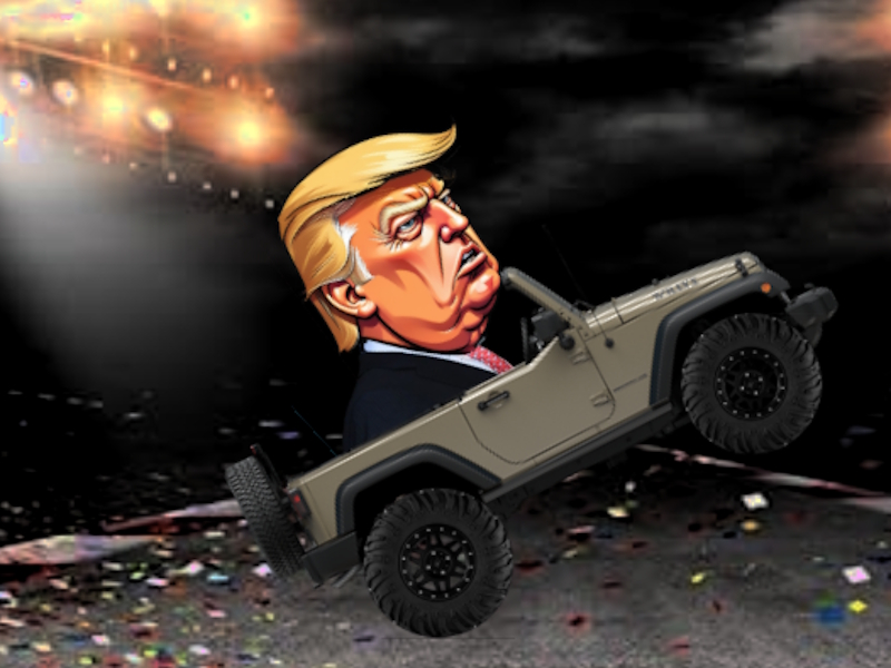 Oyunu Trump Wheelie Challenge çevrimiçi