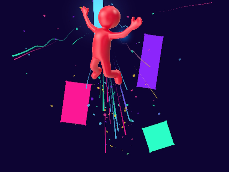 Oyunu Neon sıçrama çevrimiçi