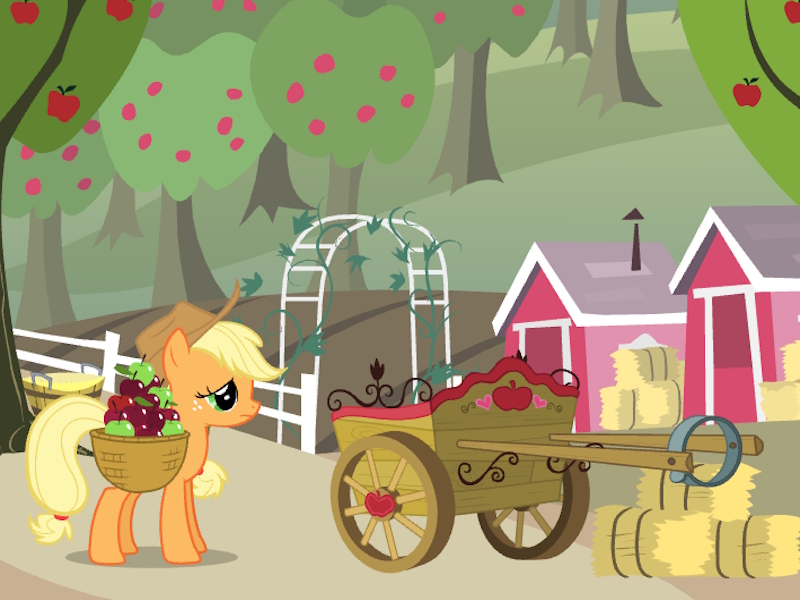 Oyunu Küçük Pony Applejack'in Apple Hasat çevrimiçi